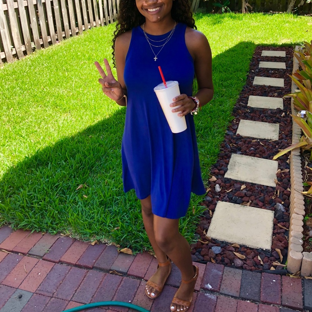 Cute Royal Blue Swing Dress💙